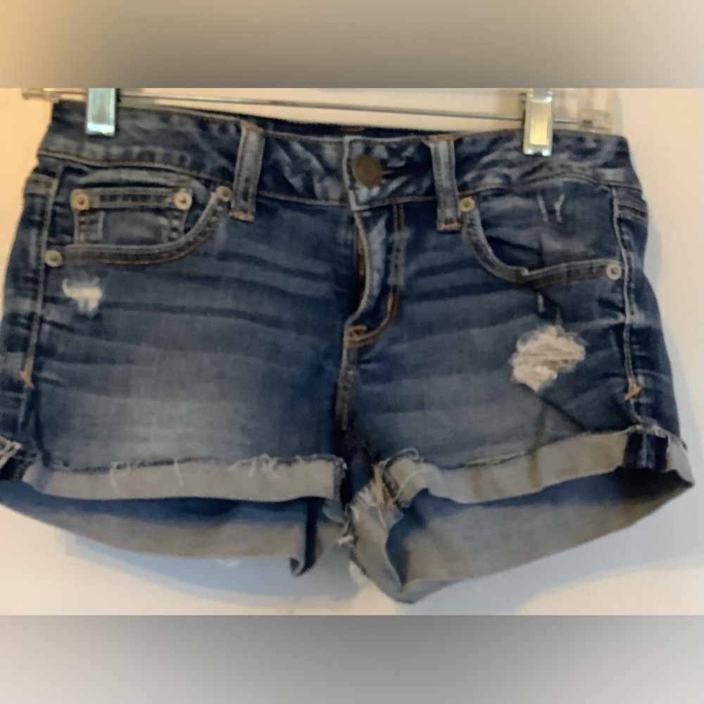 American eagle Stylish Blue Denim Women's Shorts